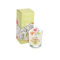 Bomb Cosmetics Frozen Margarita Piped Glass Candle with Essential Oils