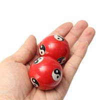 Graven - Massager & Relaxing - 2pcs 42mm Chinese Health Yin Yang Therapy Tools Exercise Stress Relaxation Massage Baoding Ball