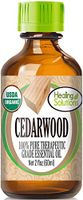Organic Cedarwood Essential Oil (100% Pure - USDA Certified Organic) Best Therapeutic Grade Essential Oil - 60ml