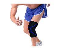 PU Health Sporting Good Double Stitched Knee Support Brace with Zipper, 1 Pound