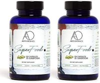 Organic Green Superfood Capsules 2pk | Promotes Energy, Focus, Alkalinity, Detox & Immune Strength | Greens Powder with Spirulina, Chlorella, Ashwaganda, Turmeric, Acai, Maca and More…