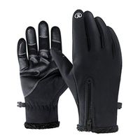 Houshelp Cold Proof Thermal Ski Glove Windproof Water-Resistant Warm in Cold Weather Men Touchscreen Cycling Gloves