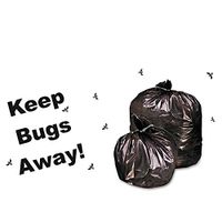 STOR-A-FILE, INC P3340K20 Insect-Repellent Trash Garbage Bags, 30gal, 2mil, 33 x 40, BLK, 90/Box