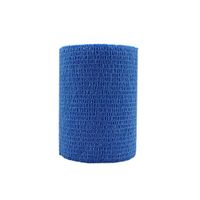 Vet Wrap 3 inch x 12 Pack Blue Tape for Skin Bandage Tape Vet Tape Cohesive Bandage Fabric Bandages Self Sticking Bandage Wrap Self Adhering Bandage Wrap Bandage Stretch Self Adhesive Tape