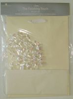 American Greeting Finishing Touch Wedding Beige Gift Bag