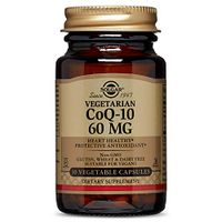 Solgar Vegetarian CoQ-10 Vegetable Capsules, 60 Mg, 30 Count