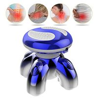 MOXIN Electric Scalp Massager, Head Massager, Waterproof Portable Electric Head & Body Massager for Relaxing and Stimulating Head Neck Arm Leg Massage,Blue