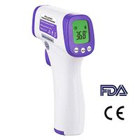 LXDART Digital Medical Forehead and Ear Thermometer Professional Infrared Temporal Fever Hand Held Thermometers Non Contact Accurate Instant Readings Laser Temperature Gun for Baby Kids Adults