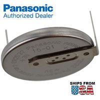 Panasonic CR-2032/HU3N 3V Lithium Coin Battery Horz 2 Pins for PC CMOS Gateway Solo 5300, NEC Versa M400, NEC Versa E680 ThinkPad T30 2366 14.1 SXGA ThinkPad T30 2366 14.1 XGA