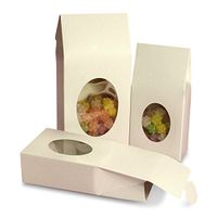 White Windowed Candy Boxes | Quantity: 200 | Width: 1 9/16"