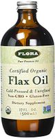 Organic Flax Oil 17 oz - Fresh Cold-Pressed & Pure - Non GMO & Gluten Free - by Flora