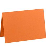 A9 Folded Card (5 1/2 x 8 1/2) - Mandarin Orange (250 Qty.)