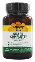 Country Life - Grape Complete with Pine Bark - 90 Vegetarian Capsules