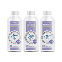 CARSON LIFE Liquid Collagen with Vitamin C - 3 Pack, 16 Oz Each - for Anti Aging, Hair Skin and Nails - Immune Support - Rejuvenate Skin - Made in The USA
