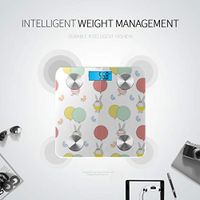 LYAOE Bluetooth Body Fat Scale Funny Rabbits Smart Wireless Scale with LCD Display Measuring Body Weight Bmi and Health Digital Scale
