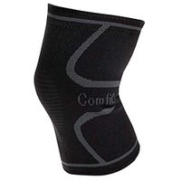 ComfiLife Compression Knee Sleeves - Knee Support Brace for Running, Crossfit, Powerlifting, Workout, Meniscus Tear, Arthritis, ACL, MCL - Breathable Non-Slip Comfort (Small, Black - Single)