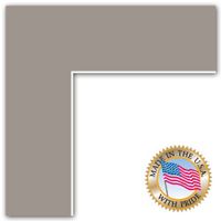 10x10 Gray / TV Grey Custom Mat for Picture Frame with 6x6 opening size (Mat Only, Frame NOT Included)