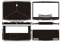 Special Black Leather Skin stickers Cover guard For 2019 release New Alienware M17 17.3"