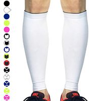 Beister 1 Pair Calf Compression Sleeves for Women & Men, Footless Shin Splint Leg Support Socks for Pain Relief, Recovery, Running, Travel, Cycling Nurse, X-Large