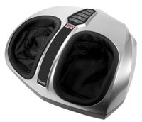 uComfy Shiatsu Foot Massager with Multi-Level Settings, Delivers Deep-Kneading Massage Relief, Silver, Round