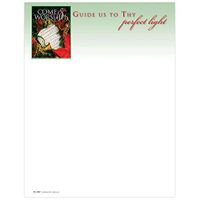 Letterhead - Christmas - Come and Worship (Pack of 100)