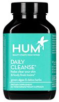 HUM Daily Cleanse Skin Supplement - Skin and Body Detox for Clear Skin with Organic Algae, 15 Herbs + Minerals - Supports Digestive Health, Liver Detox - Gluten Free (60 Vegan Capsules)