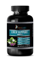 Liver and Kidney Supplement - Liver Support Complex 1200 MG - Extra Strength Formula - Milk Thistle Extra Strength - 1 Bottle 100 Capsules