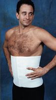 Abdominal Binder Deluxe 12 (Large/X-Large, White)