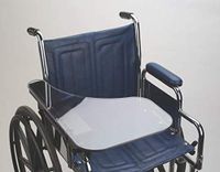 Sammons Preston Premium Flip-Away Half Lap Tray, Wheelchair Accessory for Writing, Reading, and Eating, Attaches to Full-Length or Desk Wheelchair Arms, Plastic Lap Desk Includes Ridge and Cup Indent, Right