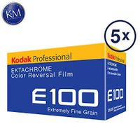 5 Pack of Kodak Professional Ektachrome E100 Color Film (35mm, 36 Exposures)