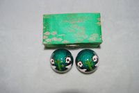 Green Panda Chinese Meditation Ball for Health (2" in Diameter, 2 in One Set)。