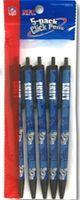 NFL Official Licensed Click Pens 5 pack Black Ink Detroit Lions