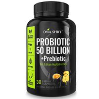 DNA SHIFT 50 Billion Probiotic Prebiotic. LIVE Probiotics Prebiotics with Lactobacillus Gasseri Probiotic. Pro 50 Probiotics 50 Billion CFU. Shelf Stable Immune Support Probiotic 50 Billion Supplement