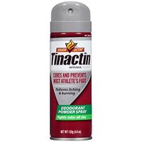 Tinactin Antifungal Aerosol Deodorant Powder Spray, 4.6 oz (133 grams)