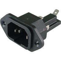 Belton Receptacle For 3-Prong Grounded Power Cord w/ Built-In GMA Fuse Holder