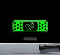 Shocker Bandage Vinyl Decal Sticker (LIME GREEN)