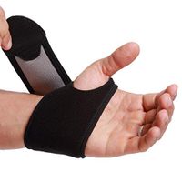Neotech Care Wrist Band (1 Unit) - Elastic & Breathable Fabric - Adjustable Compression Strap - Men, Women, Right or Left - Support Wrap for Protection or Sports - Black Color (Size S)