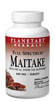 Full Spectrum Maitake Mushroom 600mg Planetary Herbals 120 Tabs