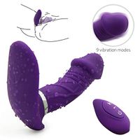 Waterproof Wearable Víbratór Clítoris Wireless Remote Intelligent Heating Vǐbrador,12 Silent Vibration Modes and Skin-Friendly Silicone, USB Rechargeable Massagèr