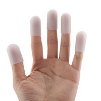 Wandisy 5pcs Silicone Finger Protector,Great for Trigger Finger,Finger Cracking,Heat Cooking Barbecue