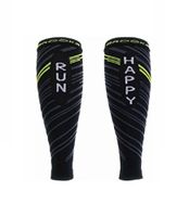 Brooks Fanatic Compression Calf Sleeve (Black/Nightlife, X-Large)