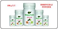 Herbo Natural AyurVedic Bhringraj Powder -100 g /3.52 oz for Therapeutic use (Pack of 5)