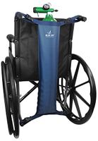 Blue Jay An Elite Healthcare Brand Hold My Tank Oxygen Tank Bag for Fits Any Wheelchair| Easy-to-Adjust Quick Release Buckles with Extra Long Straps | Waterproof Nylon Mask | Respiratory Aids