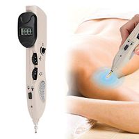 YUUNIVERSE Electronic Acupuncture Pen Energy Meridian Massage Pen Pointer Meridian Stimulator Laser Moxibustion Pain Relief