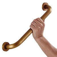 Leyden TM Home Care 16-Inch Antique Brass Balance Assist Bath Grip Tub Safety Grab Bar Concealed Mounting