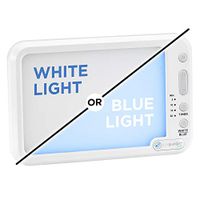 Pure Guardian SPA45 Compact Travel Energy Light, 10,000 LUX, 12W LED, Improve Your Mood, Focus, Energy Levels, Customizable Blue or White Light Therapy Intensity, Adjustable Time Settings