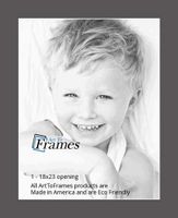 18x23 Cinder / Charcoal Custom Mat for Picture Frame with 14x19 opening size (Mat Only, Frame NOT Included)