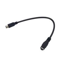 Duttek DC 5.5mm x 2.1mm Female to Mini USB 5pin Male DC Power Supply Extension Adapter Cable (0.2 m)