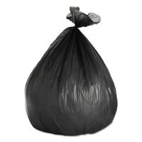 Boardwalk 404617BLK High-Density Can Liners, 40 x 46, 45-Gal, 17 Micron Equivalent, Black (10 Rolls of 25)