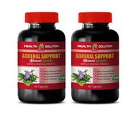 Brain Health Supplement rhodiola - Adrenal Support - Advanced Complex - Adrenal Response Formula - Astragalus Root Complex - 2 Bottles 120 Capsules